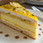 Deliciosa marquesa de maracuyá receta con capas de galleta y crema tropical decorada con pulpa fresca