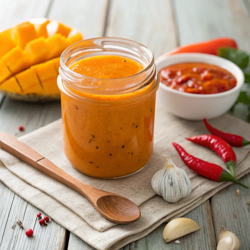 Receta de Salsa de Mango Picante con un Toque de Ajo