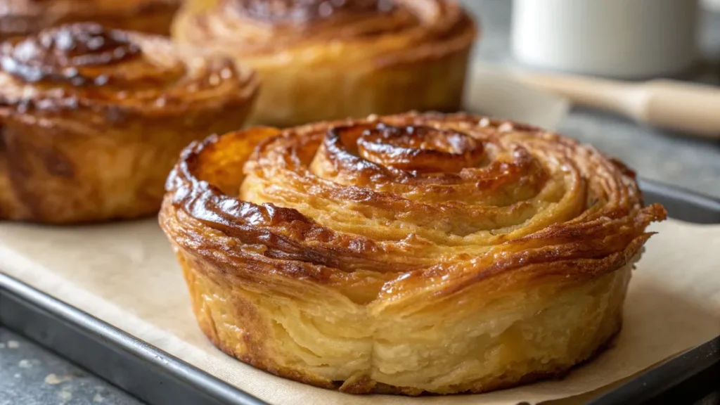 Kouign-amann Express doré et feuilleté, pâtisserie française rapide et sucrée