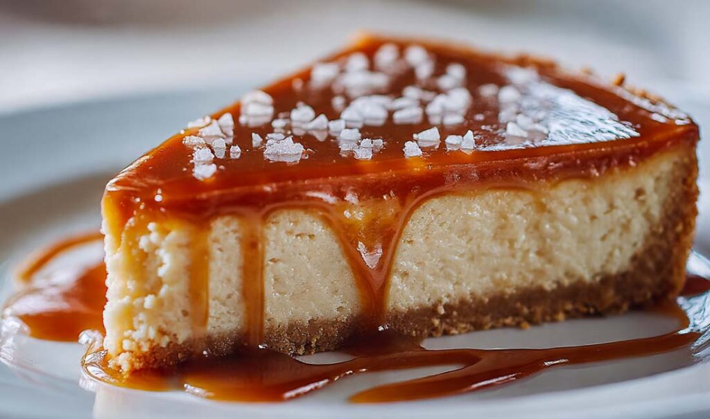 Gesalzener Karamell-Käsekuchen – Cremig, Süß und Perfekt Ausbalanciert