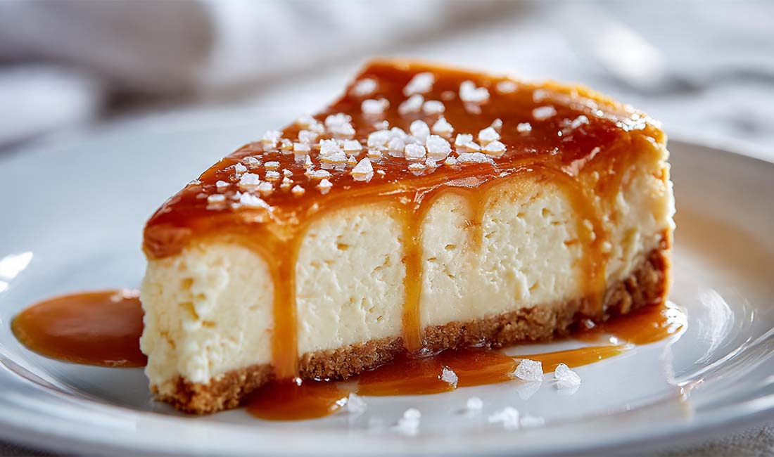 Gesalzener Karamell-Käsekuchen Cremig, Süß und Perfekt Ausbalanciert