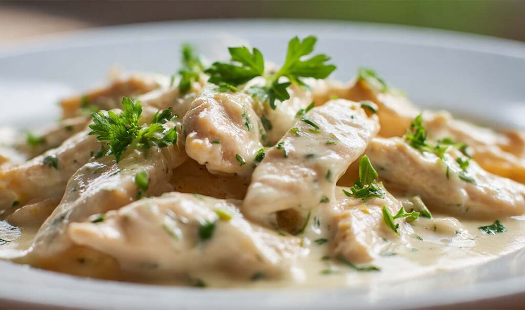 Sahne Käse Geschnetzeltes – Cremig, Herzhaft und Süchtig Machend